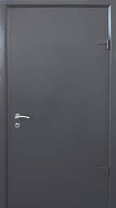 Вхідні двері технічні ТМ Страж Techno door Ral 9975 розмір 850/950