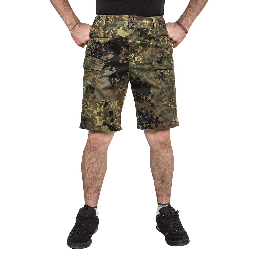 Шорти тактичні камуфляжні чоловічі Brotherhood Camo Флектарн ріп-стоп