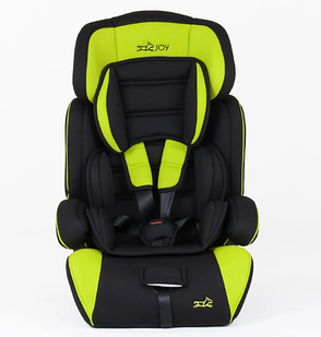 Дитяче автокрісло 1-12 років JOY 4530 G, група 1/2/3, вага дитини від 9-36 кг, салатове, фото 1