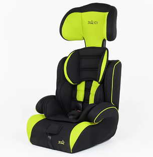 Дитяче автокрісло 1-12 років JOY 4530 G, група 1/2/3, вага дитини від 9-36 кг, салатове, фото 3