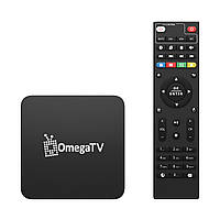 Смарт ТВ приставка медиаплеер OmegaTV BOX 2 Plus (3 месяца)