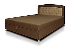 Ліжко двоспальне з нішею для білизни "Адель" Коричневий