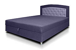 Ліжко двоспальне з нішею для білизни "Адель" Джинс