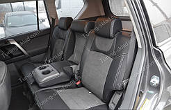 Чохли на Тойота Прадо 150 (авточохли Toyota Prado 150, Lether style)