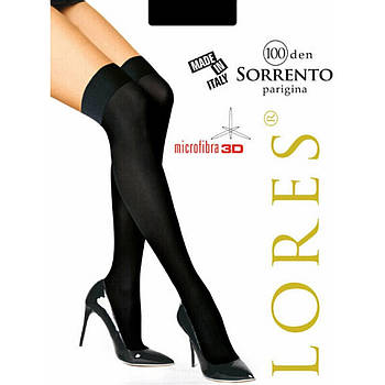 Панчохи-ботфорди 100 ден Lores Sorrento 100 чорного кольору розмір універсальний