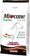 Morando Miocane Sensitive mini Сухою корм для собак малих порід з чутливим травленням свинина 1,5кг