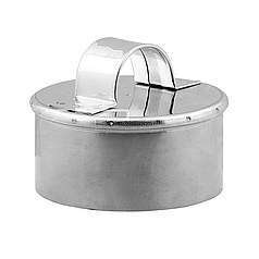 Заглушка димохідна ø180 мм 0,5 мм Aisi 304 Stalar (42464)