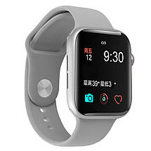 Розумний годинник Smart Watch M16 Mini Крокомір Пульсометр Тонометр Смарт годинник з мікрофоном 38mm Сірий, фото 5