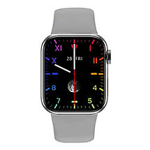 Розумний годинник Smart Watch M16 Mini Крокомір Пульсометр Тонометр Смарт годинник з мікрофоном 38mm Сірий, фото 6