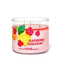 Ароматична свічка, три гумки BathtonBody Works RASPBERRY TANGERINE Scented Candle