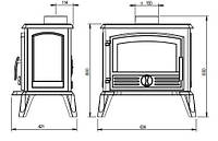 Піч-камін SAMARA Invicta, фото 3
