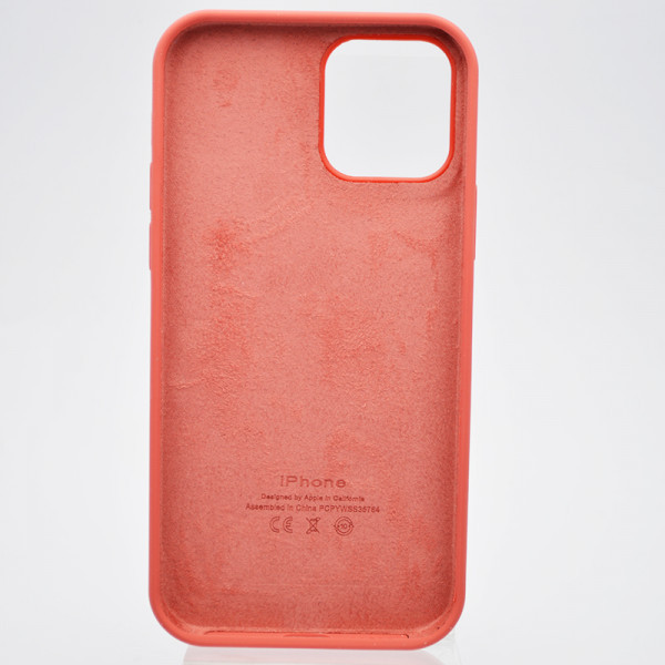 Чохол накладка Original Packing для iPhone 12 Pro Max Camellia Red Рожевий, фото 2