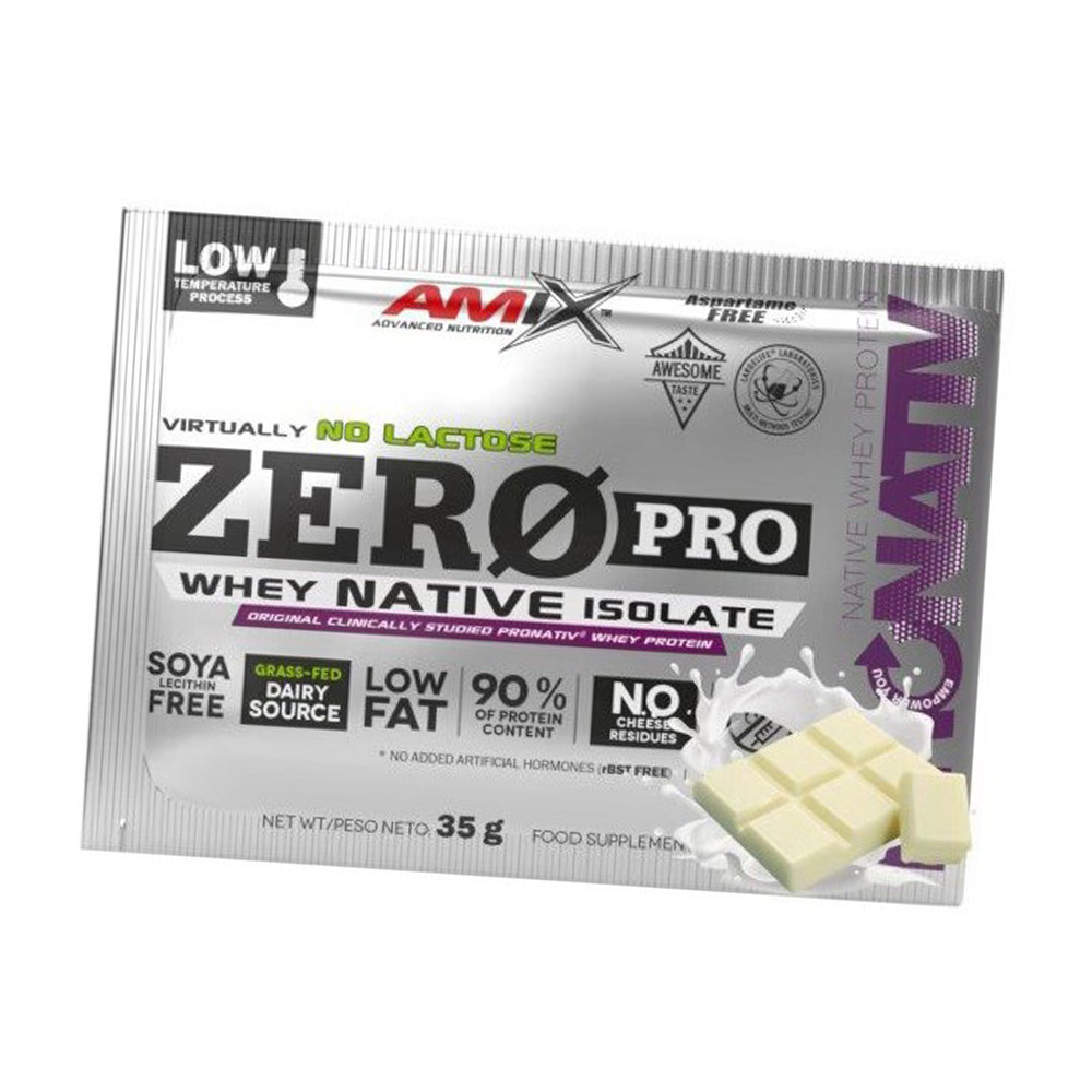 Сироватковий протеїн ізолят AMIX Zero Pro 35 g