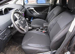 Чохли на сидіння Тойота Версо (чохли з екошкіри Toyota Verso стиль Premium)