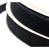 Липучка текстильна 30 мм чорна у Роздріб, фото 3