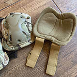 Наколінники і налокітники тактичні мультикам військові, фото 5