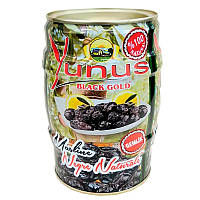 Черные оливки вяленые с косточкой "Yunus" фасовка жесть 1 kg