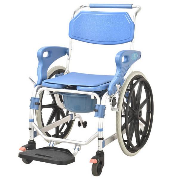 Коляска для інвалідів з туалетом MIRID KDB-698B. Багатофункціональний інвалідний візок.