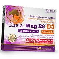 Витамины и Минералы Chela-Mag B6 + D3 (30 caps)