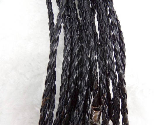 Шкіряні шнурки, плетені, фото 1