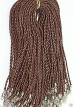 Шкіряні шнурки, плетені, фото 3