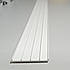 Білий плоский алюмінієвий плінтус BEST DEAL 8/60 білий матовий, висота 60 мм, довжина 2,5 м, фото 5