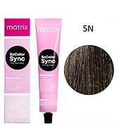Крем-краска для волос без аммиака Matrix SoColor Sync 5N Светлый шатен натуральный 90 мл