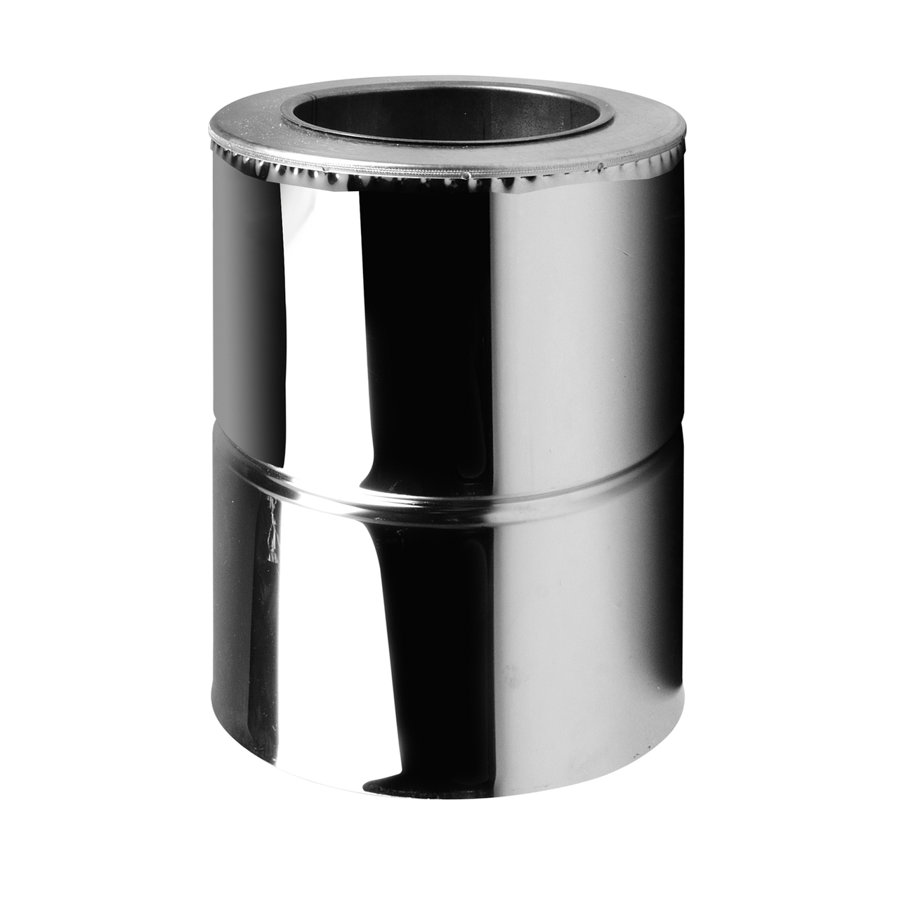 Труба-сендвіч ø110/210 мм 1 мм 25 см Нерж/Нерж Aisi 321 Stalar (60424)