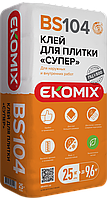 Суміш EKOMIX "Клей для плитки «Супер» BS 104", 25 кг