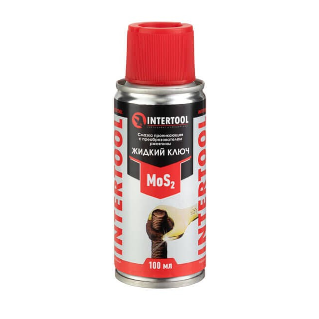 Мастило проникне "Рідкий Ключ", аерозоль 100 мл ТМ "ІНТЕРТУЛ" FS-4110 (глибоке проникнення), фото 1