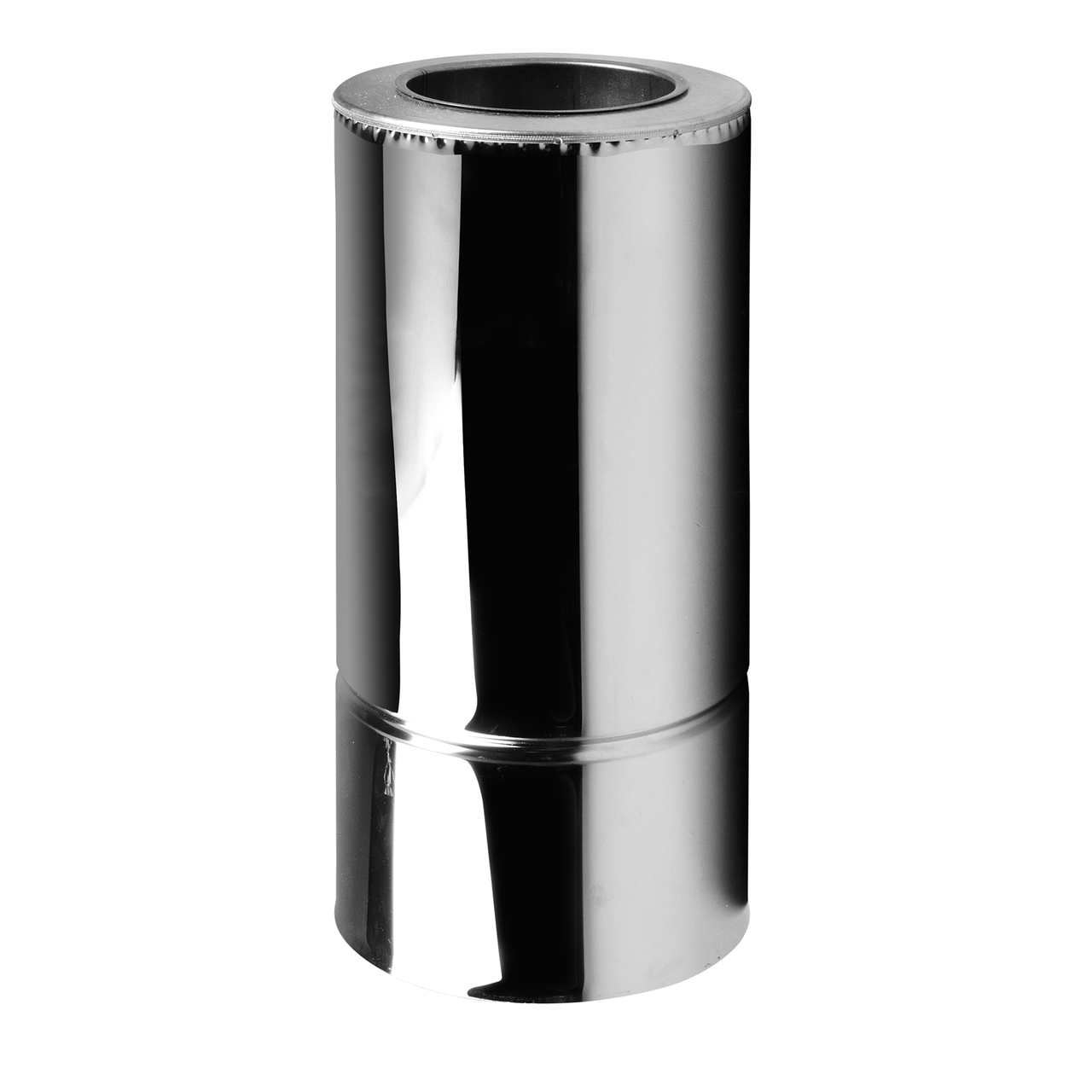 Труба-сендвіч ø200 мм 1 мм 50 см Нерж/Нерж Aisi 304 Stalar (41204)