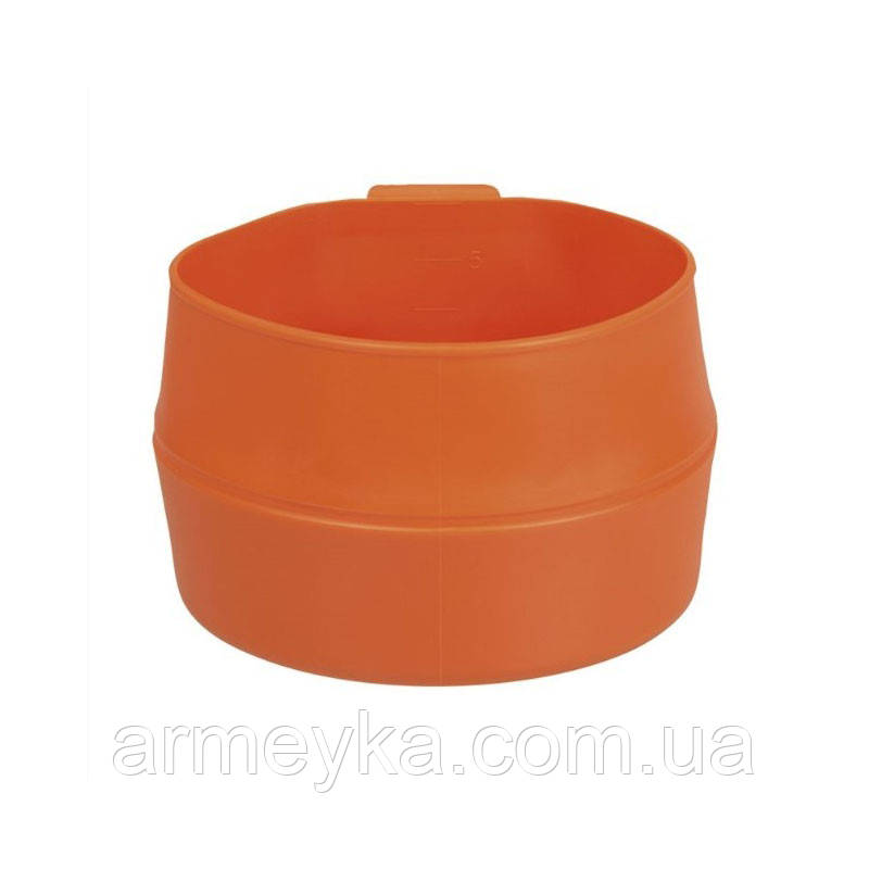 Кружка складана Wildo Fold-A-Cup® 600 ml., помаранчевий, харчовий пластик, Швеція