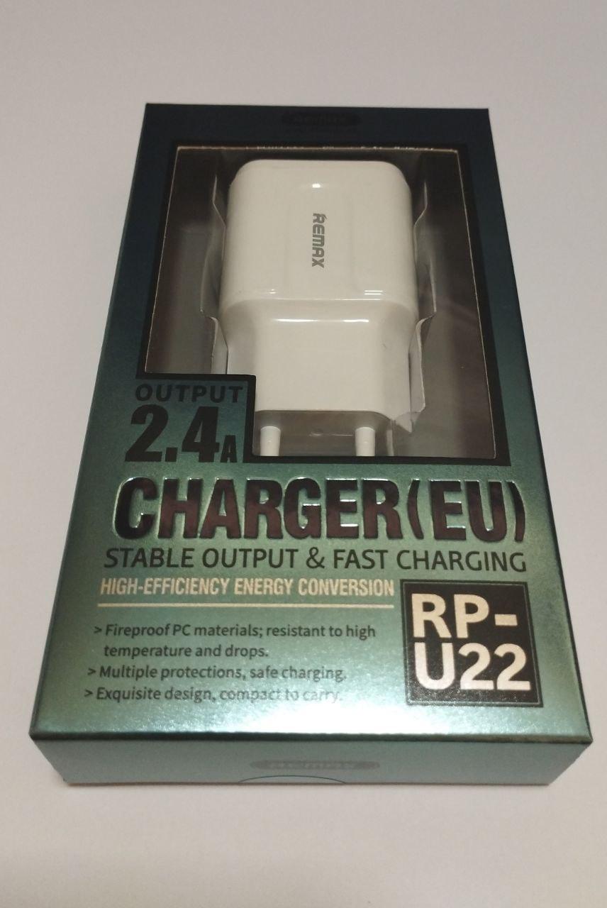 Зарядное устройство для Remax Dual USB Charger RP-U22 - фото 3 - id-p1660146831