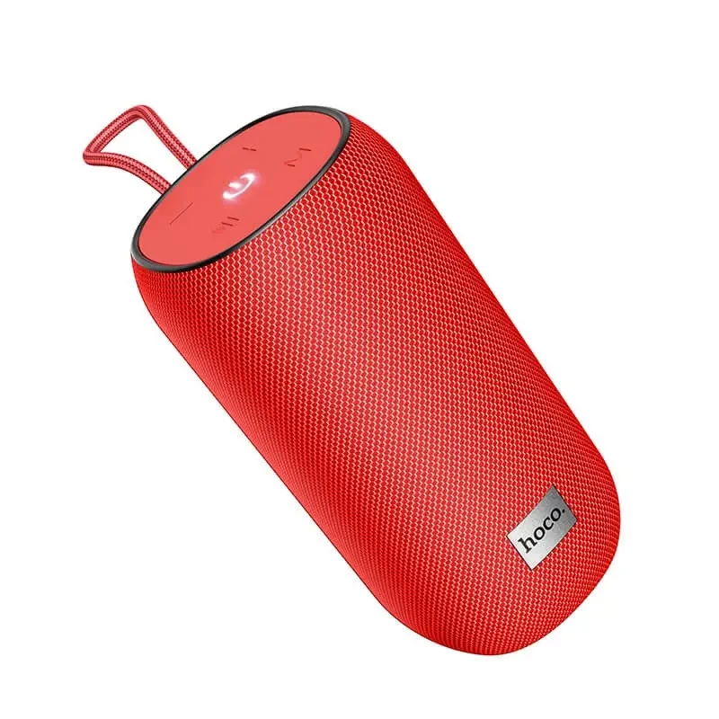 Колонка Bluetooth HOCO Sonar sports BT speaker HC10 IPX5 |BT5.0, TWS, AUX, FM, TF, USB, 3Hours, 5W| red - фото 1 - id-p1660178902