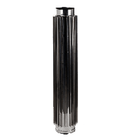 Труба-радиатор дымоходная 0,5м нерж. ø130мм 1мм