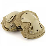 Наколінники і налокотники тактичні койот армійскі, фото 2