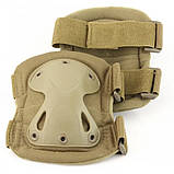 Наколінники і налокотники тактичні койот армійскі, фото 3