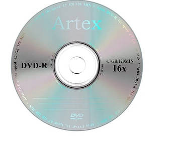 DVD+R Artex 16х 4.7Gb bulk(50)(600)
