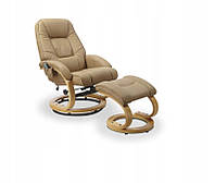 Відпочинкове крісло з масажем та підігрівом + підніжка