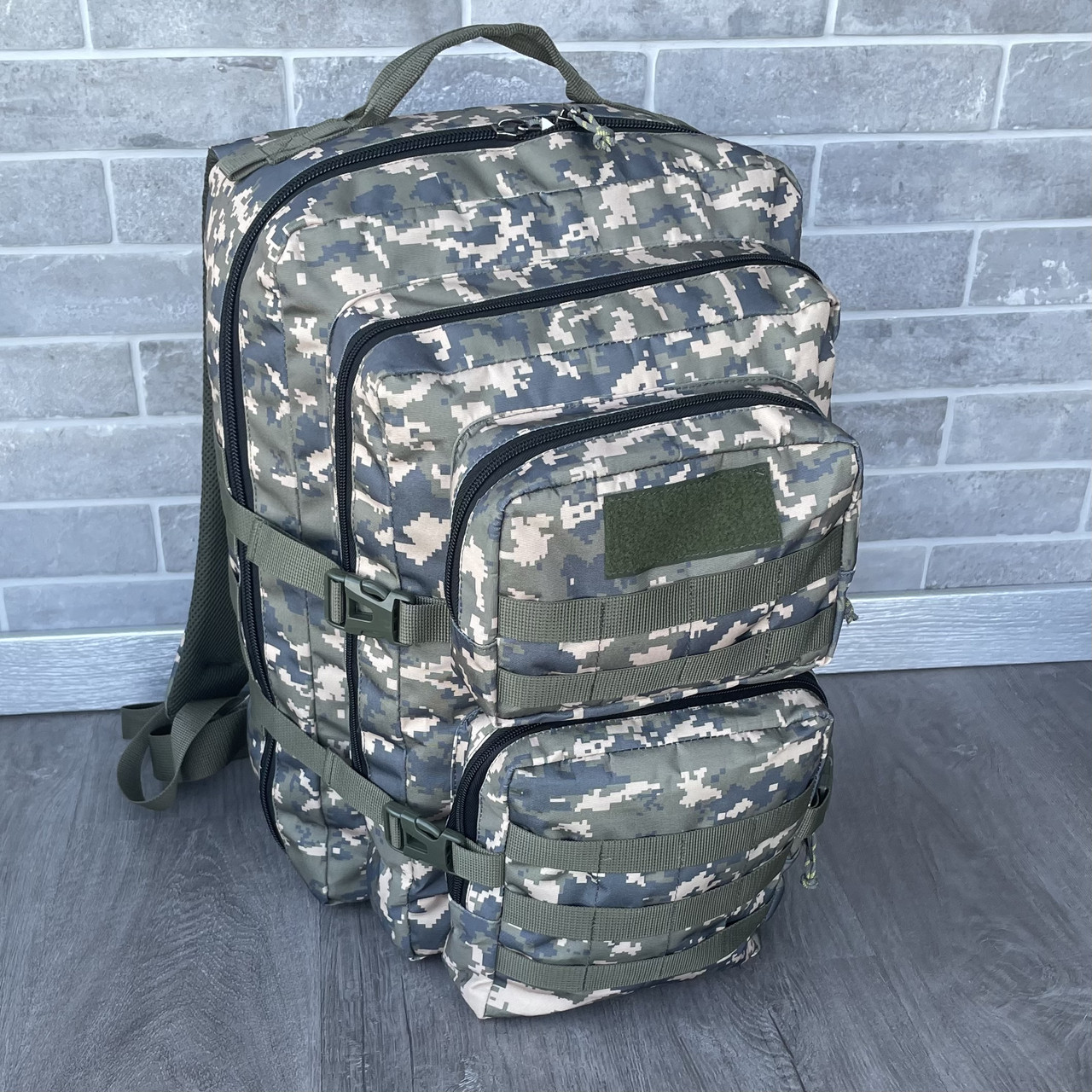 Рюкзак із системою MOLLE піксель темний 50л