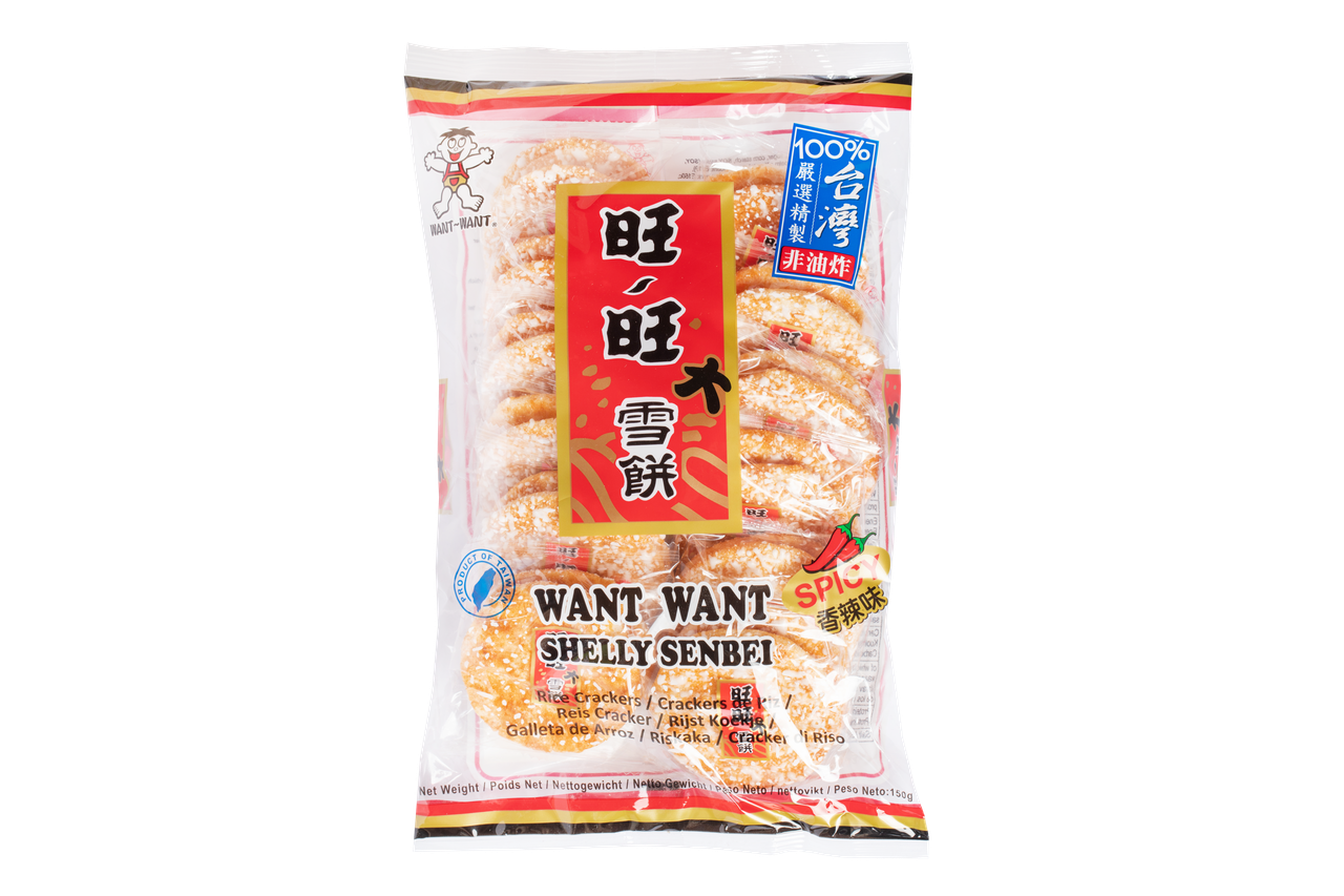 Крекери рисові гострі WANT WANT 150 г