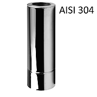 Труба-сендвіч ø180 мм 1 мм 1 метр Нерж/Нерж Aisi 304 Stalar (41156)
