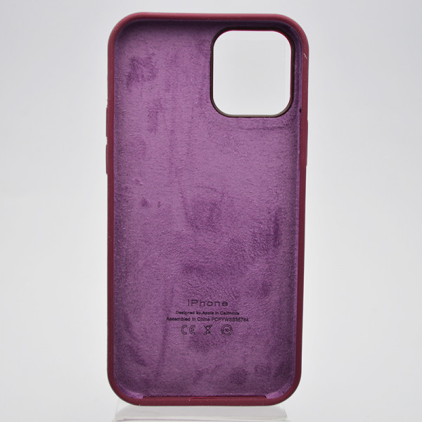 Чохол накладка Original Packing для iPhone 12 Pro Max Plum Бордовий, фото 2