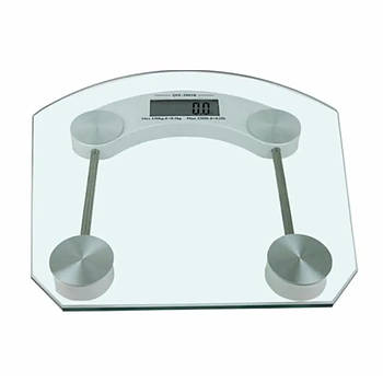 Ваги для підлоги з дисплеєм до 180 кг AT-2003B / Цифрові прозорі ваги