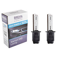 Ксеноновая лампа Brevia H3 +50%, 5500K, 85V, 35W PK22s KET, 2шт