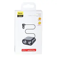 📌 Автомобільний зарядний пристрій Baseus 2 USB Two Cigarette Lighter CRDYQ / Зарядка для телефону в машину
