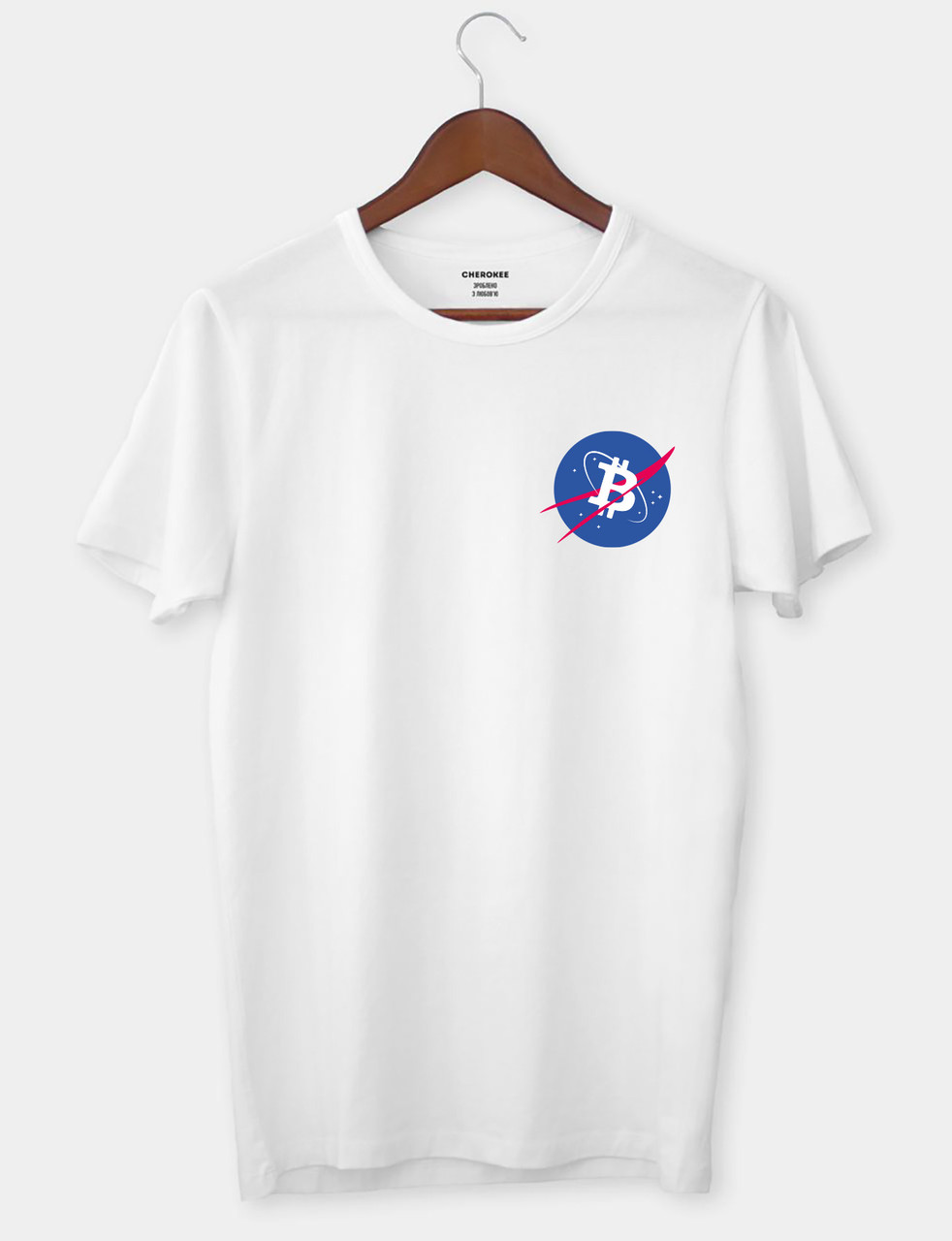 Футболка для трейдера "Nasa & Bitcoin"
