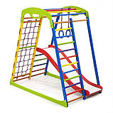 Дитячий спорткомплекс SportBaby SportWood Plus-1 деревяний 130х85х132 см для дому, фото 4