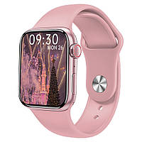 Умные часы Smart Watch M16 Mini Шагомер Пульсометр Тонометр Смарт часы с микрофоном Для взрослых 38mm Розовый