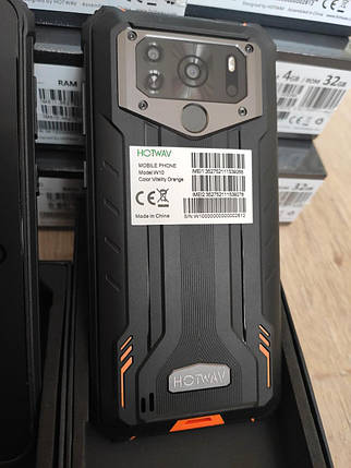 Смартфон HOTWAV W10 Orange 4\32GB акумулятор 15000mah And12, фото 3